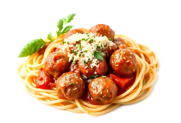 Classic Italian Pasta with Meatballs